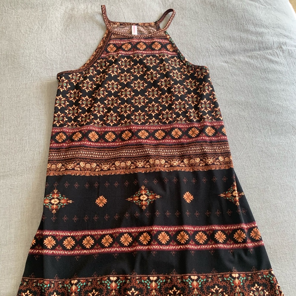 halter dress with designs